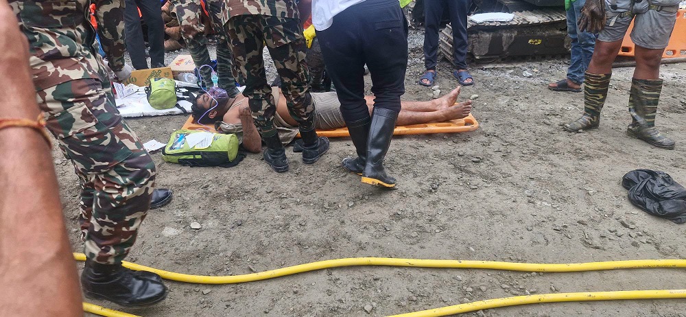 Two persons rescued alive from Trishuli 3A tunnel